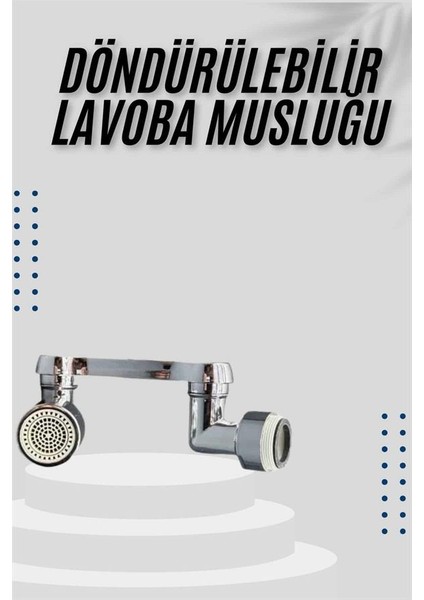 Ds-Derin Dönebilen Musluk Başlığı Akrobat Mutfak Banyo Musluk Ucu Başlığı Oynar Başlıklı fiyatları