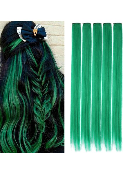 Renkli Sentetik Çıt Çıt - 5 Adet - D25