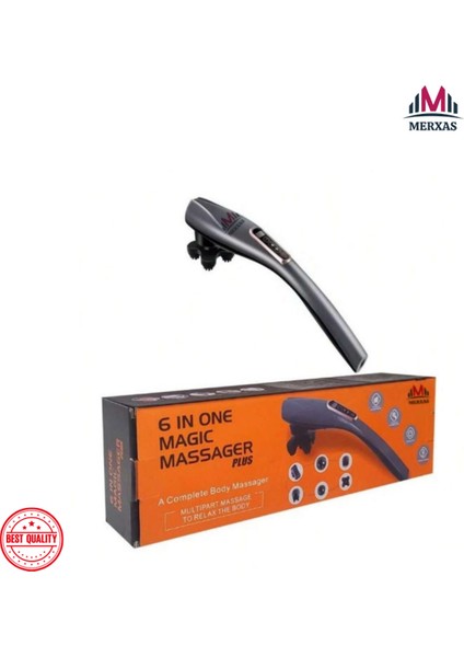 Şarjlı 6 Aparatlı Vücut ve Sırt Masaj Aleti, Rahatlatıcı ve Hafif Tasarım fiyatları