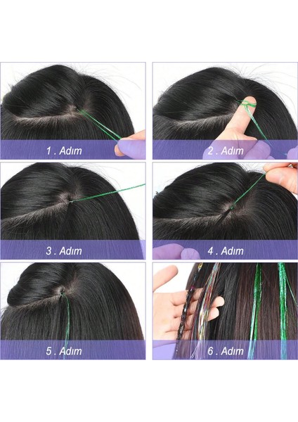 Hair Tinsel Saç Simi - HT12 modelleri