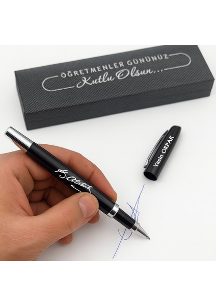 Öğretmenler Günü Hediyesi Metal Roller Kalem Isme Özel Kalem modelleri