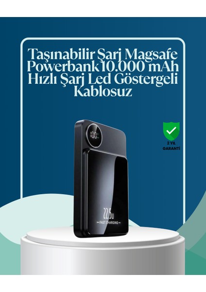 Ds-Derin 5000MAH / 10000MAH Kapasiteli Manyetik Usb-C ve Kablosuz Powerbank