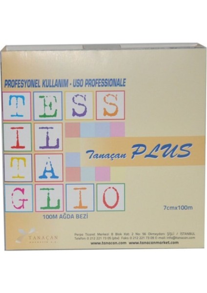 Profesyonel Ağda Bezi Bandı 7CMX100M, Yüksek Kalite ve Dayanıklılık