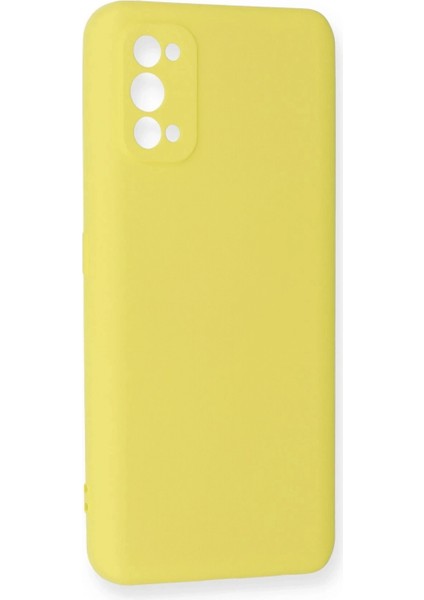Realme 7 Pro Kılıf Nano içi Kadife Silikon - Sarı fiyatları