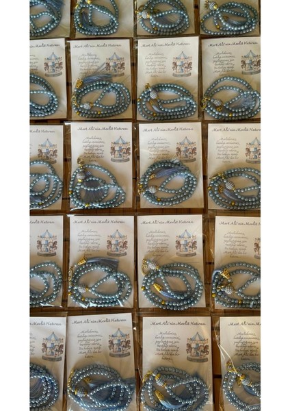 Isme Özel Hoşgeldin Atlı Karıncalı Tasarım Mevlüt Bebek Hediyelik - 20 Adet - Tespih Hediyelik indirimleri