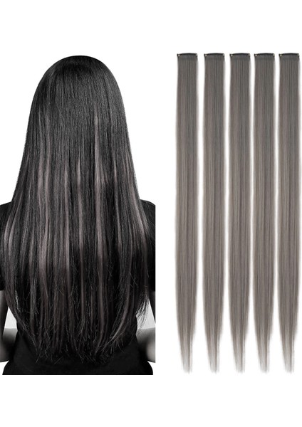 Renkli Sentetik Çıt Çıt - 5 Adet - D42