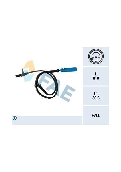 Abs Sensörü Ön Bmw E65 66 67 01-