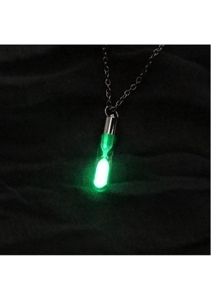 Parlayan Kum Saati Neon Kolye ve Bileklik Seti, Gümüş Görünümlü Hediye fırsatları