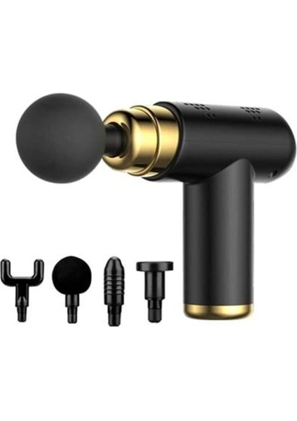 4 Başlıklı USB Şarjlı Masaj Tabancası ile Rahatlık ve Rahatlama Sağlayın modelleri