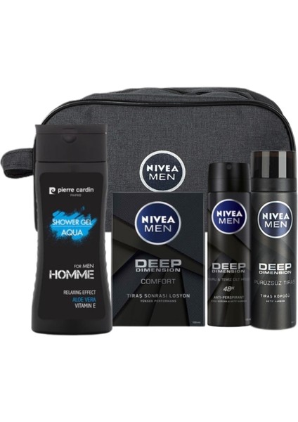 Erkek Bakım Çantalı Seti ile Şıklığınızı Tamamlayın