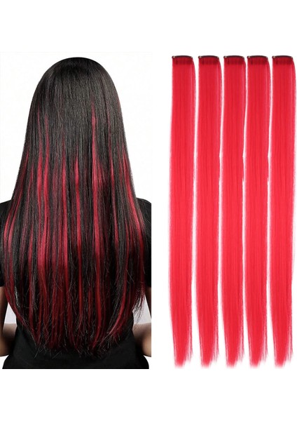 Renkli Sentetik Çıt Çıt - 5 Adet - D21