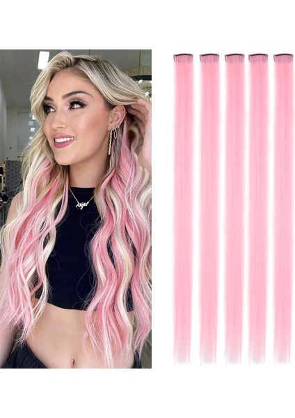 Renkli Sentetik Çıt Çıt - 5 Adet - D30