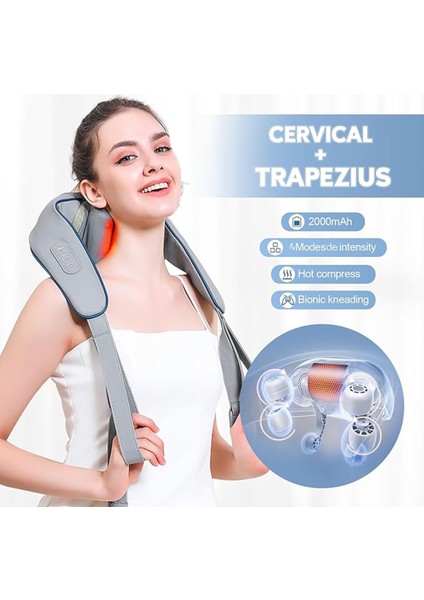 Kablosuz Isıtmalı Boyun ve Omuz Masaj Aleti, Sırt ve Yoğurma Sistemi fiyatları