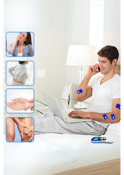 Taşınabilir Şarjlı Ems Tens Masaj Aleti, Ultra Sessiz ve Elastik Kas Rahatlatıcı fırsatları