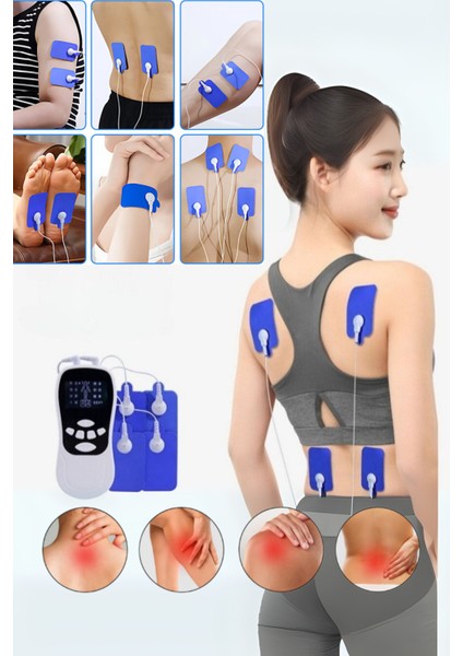 Taşınabilir Şarjlı Ems Tens Masaj Aleti, Ultra Sessiz ve Elastik Kas Rahatlatıcı