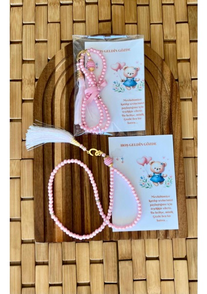 Isme Özel Tespih Hediyelik - 20 Adet - Kız Bebek Mevlüdü, Doğum, Sünnet, Hoşgeldin Bebek fiyatları