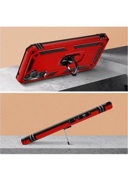 Samsung Galaxy A54 5g Kılıf Sofya Yüzüklü Silikon Kapak - Rose fırsatları