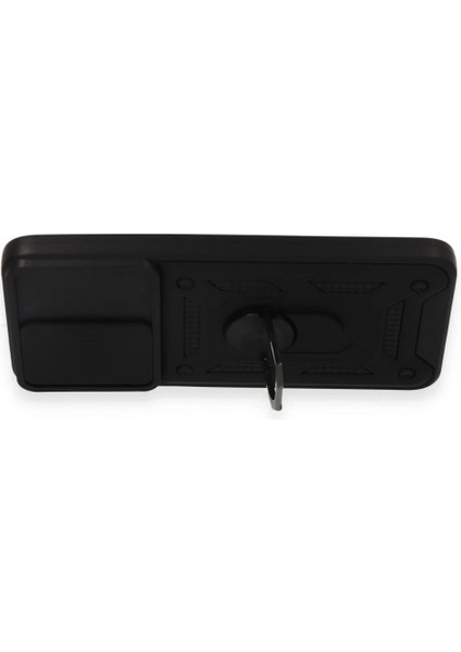 Xiaomi Redmi Note 12S Kılıf Pars Lens Yüzüklü Silikon - Siyah modelleri