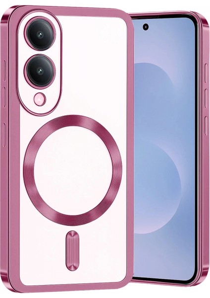 Samsung Galaxy S25 Edge Kross Magneticsafe Kapak - Rose