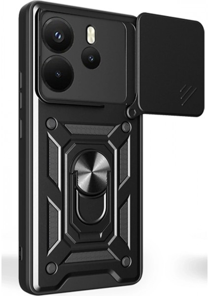 Xiaomi Redmi Note 14 4g Pars Lens Yüzüklü Silikon - Siyah fiyatları