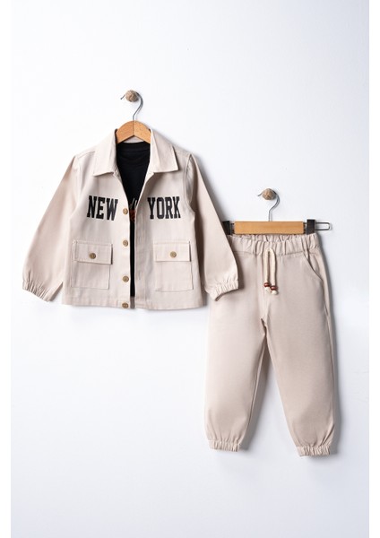 Erkek Çocuk Cool Winter Newyork 3'lü Alt Üst Takım fiyatları