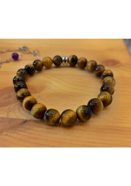 Kahverengi Kaplangözü Bileklik, Şık ve Doğal Tasarım, Tarzınızı Tamamlar.