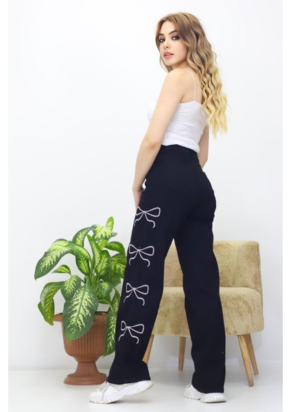 Kadın Kurdele Detaylı Kot Pantolon fırsatları