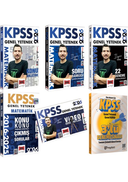 2026 Kpss Matematik Konu Anlatımı-Soru Bankası-Video Ders Notları-22 Deneme-Konu Konu Çıkmış Sorular