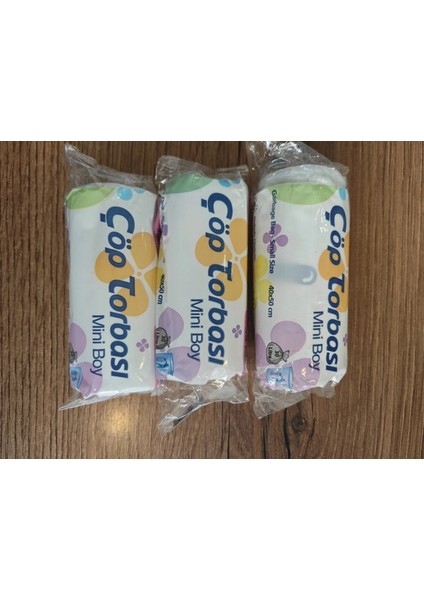 Kullan At Ürünler Çöp Torbası Küçük Boy 3 Paket