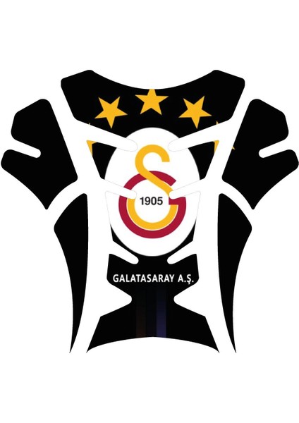 Gs Motor Depo Tank Pad ve Çamurluk Sticker Seti 3 Parça | 3D Kabartmalı Uv Dtf Premium Kalite