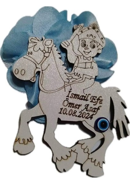 At Figür Sünnet Kına Gecesi Sünnet Dağıtmalık Hediyelik Magnet