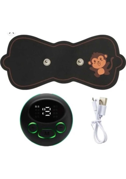 Mini Elektrikli Bölgesel Masaj Cihazı, LCD Ekran, 8 Mod ile Rahatlatıcı Kullanım