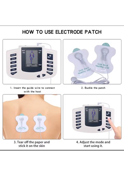 Elektrikli Ems Tüm Vücut Masaj Cihazı, Dijital Terapi ve Rahatlatıcı Stimülatör fırsatları