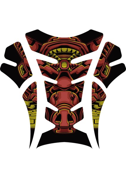 Motor Depo Tank Pad ve Çamurluk Sticker Seti 3 Parça | 3D Kabartmalı Uv Dtf Premium Koruyucu