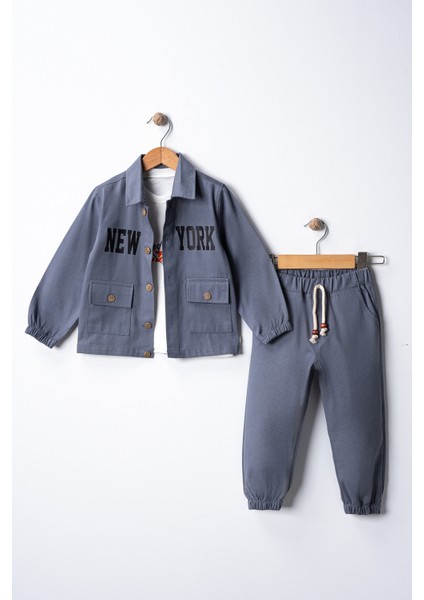 Erkek Çocuk Cool Winter Newyork 3'lü Alt Üst Takım fiyatları