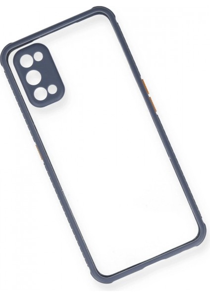 Realme 7 Pro Kılıf Miami Şeffaf Silikon - Gri modelleri