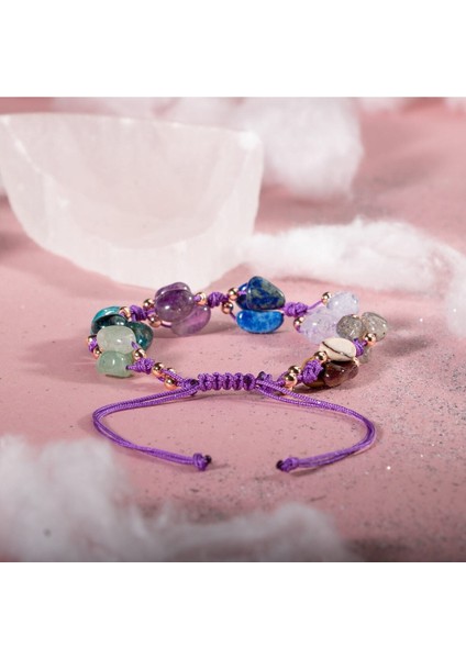 Yay Burcu Doğal Taş Natürel Makrome Bileklik, Çok Renkli ve Şık Tasarım modelleri