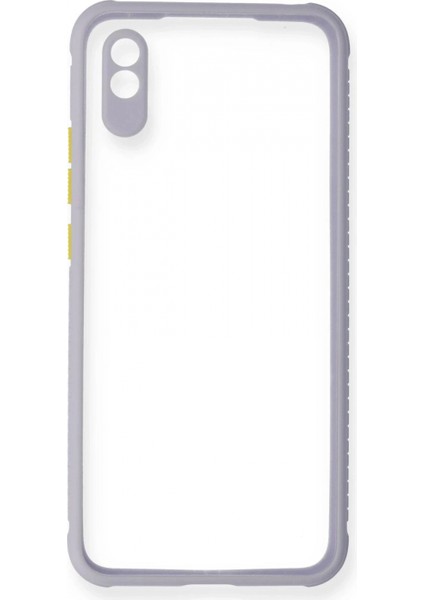 Xiaomi Redmi 9A Kılıf Miami Şeffaf Silikon - Lila fiyatları