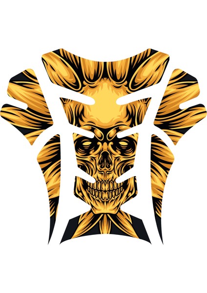 Motor Depo Tank Pad ve Çamurluk Sticker Seti 3 Parça | 3D Kabartmalı Uv Dtf Premium Koruyucu