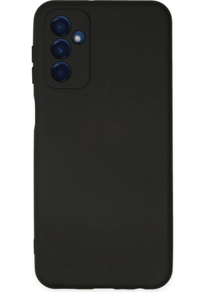 Samsung Galaxy M23 Kılıf Nano Içi Kadife Silikon - Siyah