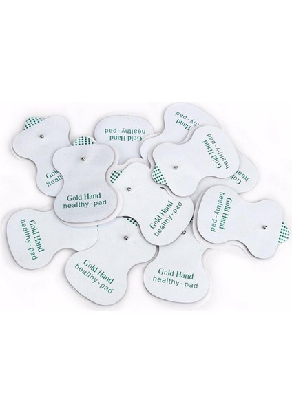 4 Adet Çıtçıtlı Elektro Tens Pedi - Tüm Modellerle Uyumlu ve Güçlü Performans