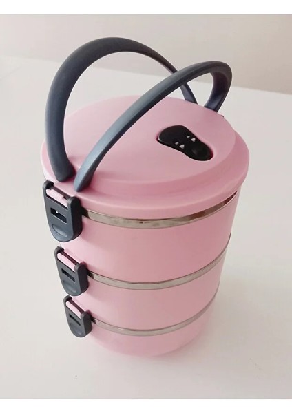 Lunchnest 3 Katlı Yemek Kabı | Sızdırmaz Termolunch Kap | Isıyı Koruyan Taşınabilir Saklama Kabı fiyatları