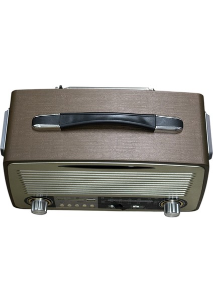 Nostaljik Radyo MD-1700BT Bluetooth'lu Hoparlör USB Tf Sd Aux Fm Destekli Retro Radyo