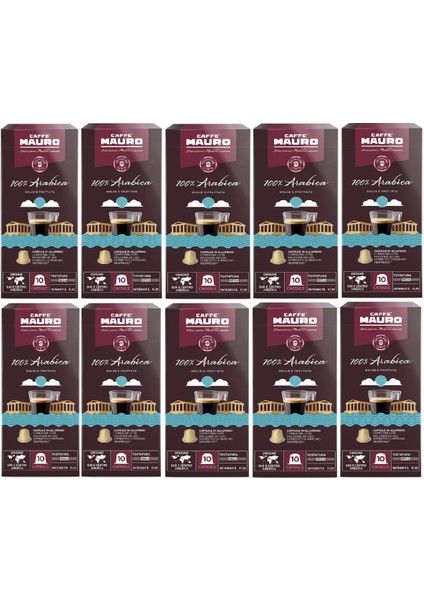 100% Arabica Nespresso Kapsül 100 Kapsul