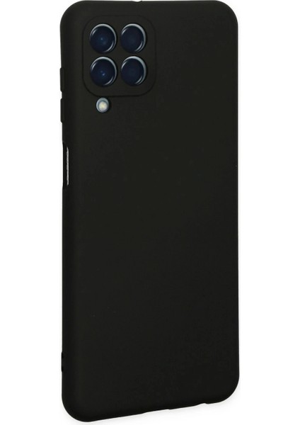Samsung Galaxy M33 Kılıf Nano Içi Kadife Silikon - Siyah modelleri