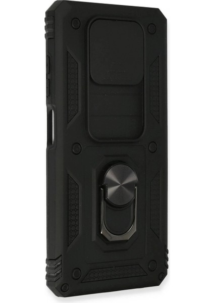 Xiaomi Pocophone X3 Kılıf Pars Lens Yüzüklü Silikon - Siyah fiyatları