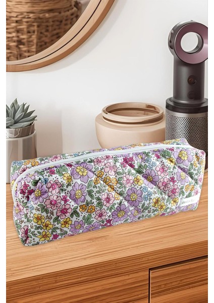 Çiçek Desenli Dy Saç Şekillendirici Çantası fiyatları