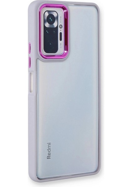 Xiaomi Redmi Note 10 Pro Kılıf Dora Kapak - Lila