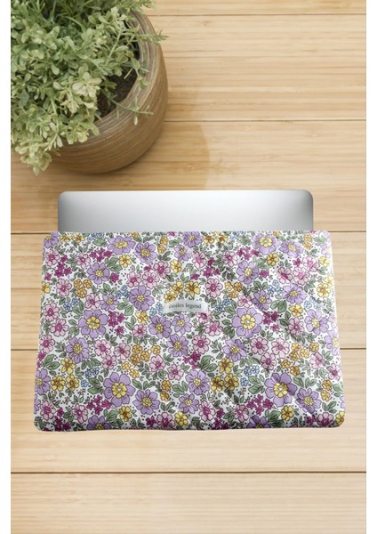 Çiçek Desenli Labtop Bilgisayar Çantası 13*14 Inç modelleri