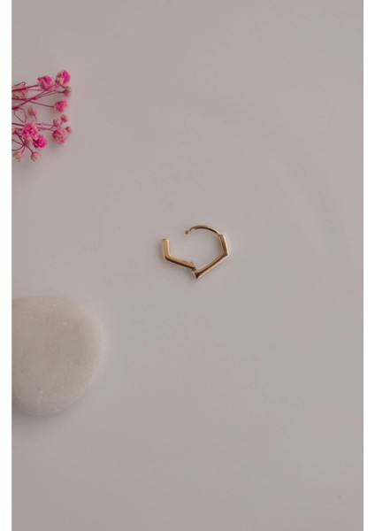 Renkli Üçgen Piercing Tragus Helix Kıkırdak Küpesi, Şık ve Özgün Tasarım fırsatları